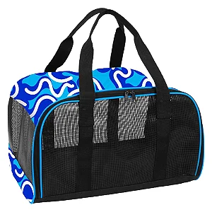 Bolsa De Transporte Saks Caes E Gatos á Bordo / Manual Azul Pet-0071