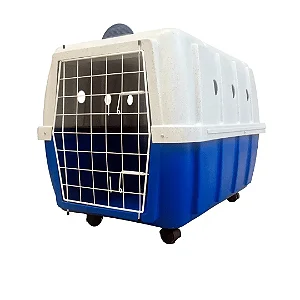 Caixa De Transporte Clicknew Azul Com Roda Nº03