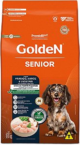 Ração Golden Formula Cães Sênior Mini Bits Frango E Arroz