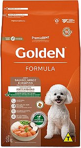 Ração Golden Formula Mini Bits Salmão E Arroz Para Cães Adultos De Raças Pequenas