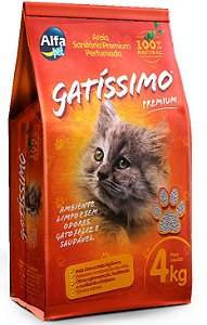 Areia Higiênica Gatíssimo para Gatos Perfumada
