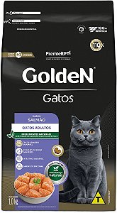 Ração Golden Gatos Adultos Sabor Salmão
