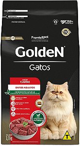 Ração Golden Gatos Adultos Sabor Carne