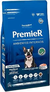 Ração Premier Pet Ambiente Interno Cães Castrados