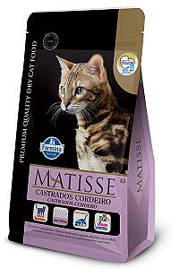 Ração Farmina Matisse Cordeiro para Gatos Adultos Castrados