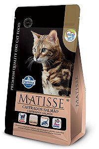 Ração Farmina Matisse Salmão para Gatos Adultos Castrados