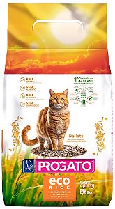 Granulado Higiênico Progato Eco Rice para Gatos 4 kg