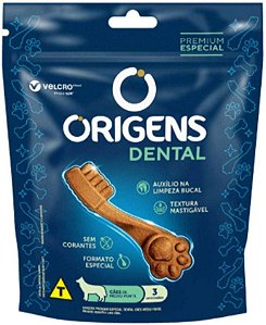 Petisco Origens para Cães Adultos Porte Médio Dental