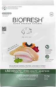 Ração Biofresh Super Premium Raças Grandes e Gigantes Para Cães Adultos