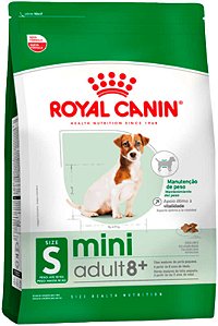 Ração Royal Canin Mini Adult 8+ para Cães Adultos de Raças Pequenas com 8 Anos ou mais