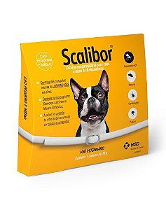 Coleira MSD Antiparasitária Scalibor Para Cães de Pequeno e Médio Porte - 48 cm