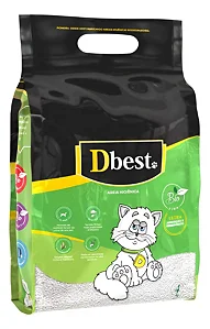 Areia Higiênica Dbest Bio Fina 4kg Biodegradável