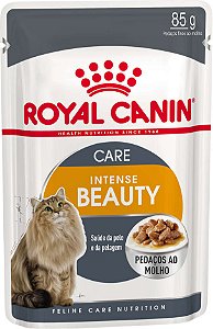 Ração Úmida Royal Canin Sachê Feline Intense Beauty para Gatos 85g