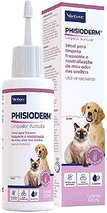 Limpador Auricular Virbac Phisioderm 100 ml