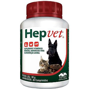 Suplemento Vetnil Hepvet Comprimidos - 30 g