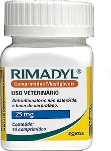 Anti-inflamatório Zoetis Rimadyl de 14 Comprimidos 25 mg
