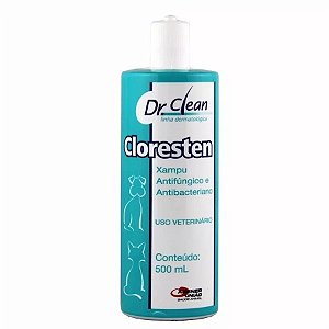 Shampoo Antifúngico e Antibacteriano Agener União Dr.Clean Cloresten - 500ml