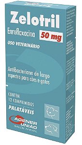 Antibacteriano Agener União Zelotril 50mg 12 Comprimidos