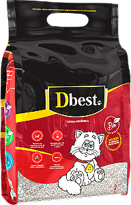 Areia Higiênica Dbest Bio Grossa 2kg Biodegradável