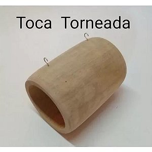 Toca Torneada em Madeira
