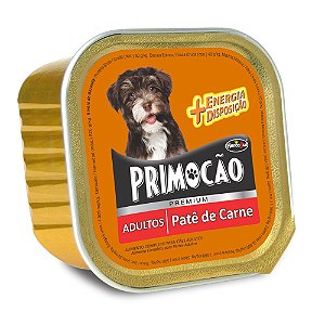Primocão Patê Premium Cães Adultos Sabor Carne 300g