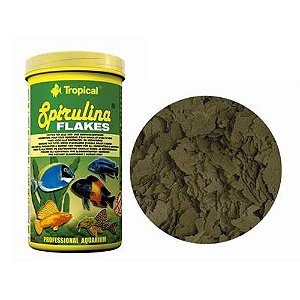 Ração Imunidade Do Peixe - Tropical Spirulina Flakes 20g