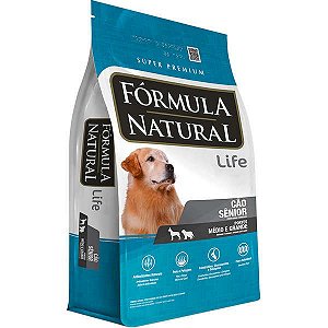 Ração Fórmula Natural Life Super Premium para Cães Sênior Raças Médias e Grandes
