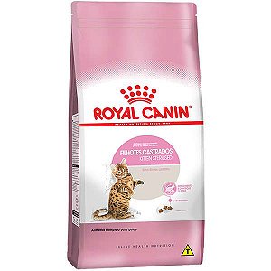 Ração Royal Canin Feline Health Nutrition Kitten Sterilised para Gatos Filhotes Castrados