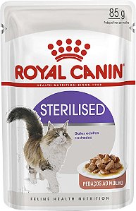 Ração Royal Canin Sachê Feline Sterilised para Gatos Castrados 85g