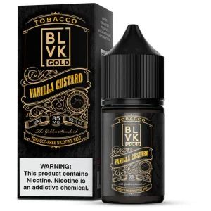 LÍQUIDO TOBACCO - VANILLA CUSTARD - NICSALT - BLVK GOLD