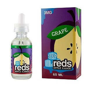 LÍQUIDO GRAPE ICED REDS APPLE E-JUICE - 7 DAZE