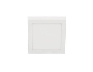 Plafon Sobrepor Quadrado Eco 16,1x16,1cm Bivolt 12W 4000K 1100lm Cor Branco Stella STH21962Q/40