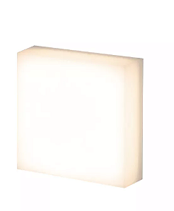 Arandela de Parede Led Ice 3000K 7,5W Bivolt 13x13x4,2cm Branco Stella STL21700BR/30