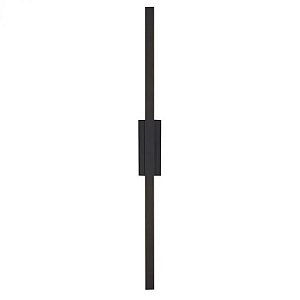 Arandela Plafon Tec 60x2cm 1x10w 3000k 620lm Cor Preto Bella Iluminação GD011SB