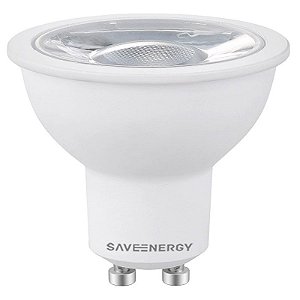 Lâmpada MR16 Alto IRC  R9 MR16 GU10 6W 2700K 10º Bivolt 350LM 4100CD Saveenergy SE-130.966