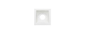 Embutido Recuado Direcionável Square MR11 GU10 15W 74x74mm Cor Branco Stella STH8910BR