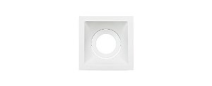 Embutido Recuado Direcionável Square MR16 GU10 15W 96x96mm Cor Branco Stella STH8915BR