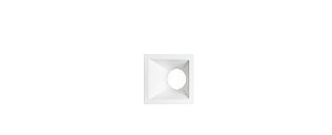 Embutido Recuado Angular Square Angle MR16 GU10 15W 96x96mm Cor Branco Stella STH8970BR