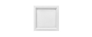 Painel Embutir Quadrado 20,2x20,2cm 17W 3000K 1400lm Bivolt Cor Branco Stella STH8903BR/30