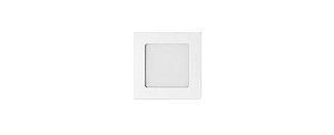 Painel Embutir Quadrado Eco 12,8x12,8cm 6W 3000K 400lm Bivolt Cor Branco Stella STH9951Q/30