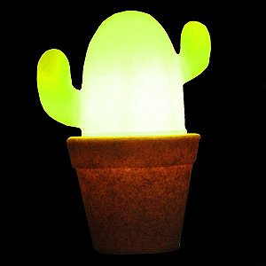 Luminária de Mesa Cactus Cor Verde Usare 1034    ✅ DISPONIVEL