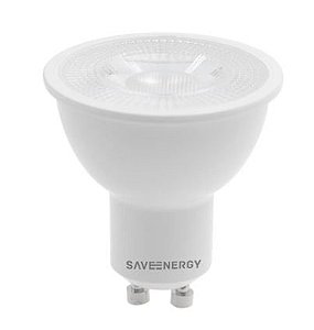 Lâmpada MR16 GU10 4.8W 35W 6500K 24º Bivolt 400LM 375CD  Saveenergy SE-130.1642