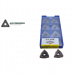 Inserto de Metal Duro WNMG 080408-EF Classe YBG205 ZCC-CT (M20-M40) – Caixa com 10 Unidades