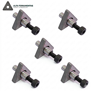 Calços de Metal Duro TNMG 1604 com Pino e Parafuso de Fixação