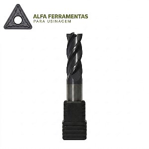 Kit de Fresas de Topo em Metal Duro Max Mill (02mm a 12mm) - 45HRC