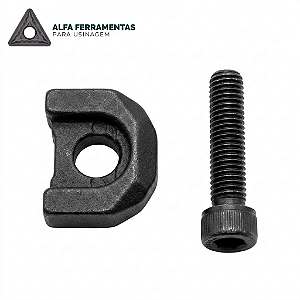 Conjunto de Fixação Superior (Grampo e Parafuso) para Suporte TNMG 16