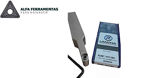 Suporte Externo Frontal 20x20mm + Insertos Pastilhas Rdmt 10 T3