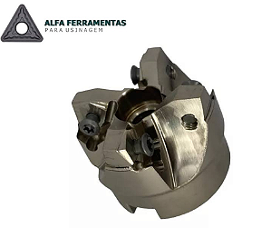 Cabeçote Fresamento Wnmu 08 50mm 90ºgraus Furo32mm