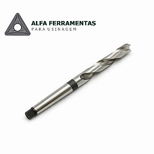 Broca Haste Cônica Aço Rápido HSS DIN 345 - Escolha o Diâmetro