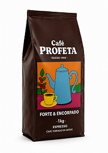 Café em grãos torrado 01 kg Profeta